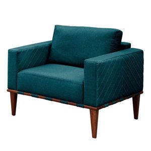 Conjunto 2 Poltronas Bella Castellar Móbile Azul
