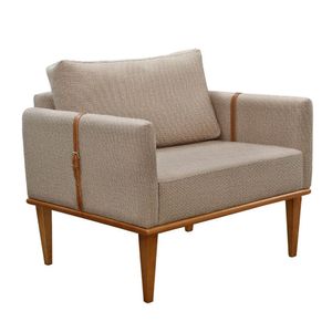 Conjunto 2 Poltronas Milla Castellar Móbile Bege