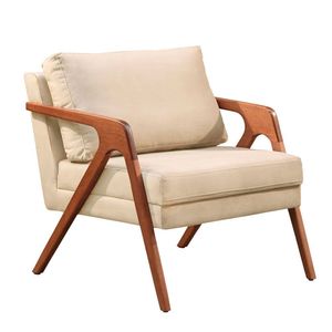 Conjunto 2 Poltronas Mona Courino Castellar Móbile Off White