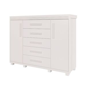 Comoda Branca Grande Com Sapateira Havana Em Mdf Camas Fenix