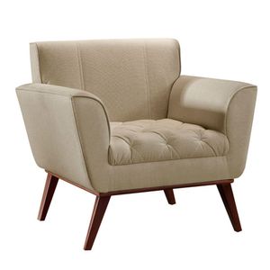 Conjunto 2 Poltronas Lyz Castellar Móbile Bege