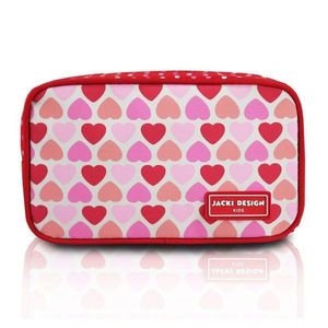 Estojo Tamanho Médio Rosa Sapeka Jacki Design Vermelho - Coração Vermelho Mochila