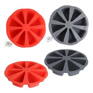 Forma De Silicone Com 8 Espaços Formato De Fatia Cor Sortida