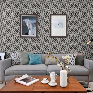 Papel De Parede Adesivo Pvc Estampa Zig Zag Rolo 5 Metros