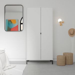 Guarda Roupa Soho 2 Portas Com Cabide Branco