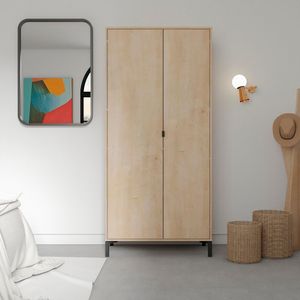 Guarda Roupa Soho 2 Portas Com Cabide Amadeirado Amadeirado
