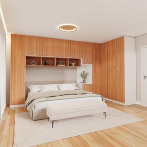 Guarda Roupa Modulado De Canto 11 Portas 8 Peças Hera Cabecasa Branco Geada Louro Preto