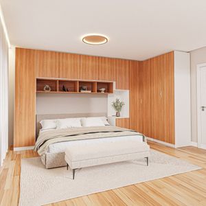 Guarda Roupa Modulado De Canto 11 Portas 8 Peças Hera Cabecasa Branco Geada Louro Cinza