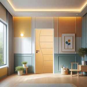 Porta De Madeira Maciça 210cmx110cm Friso 10 Tauari