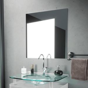 Espelho Decorativo Quadrado 64x64cm Banheiro Espelho