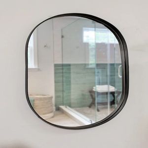 Espelho Luxo Oval Decorativo 115x60cm Banheiro Sala Quarto Hall