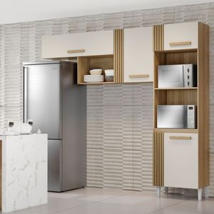 Cozinha Vitoria Produzido Em Mdp De 15mm E 12mm Atacama-off-white