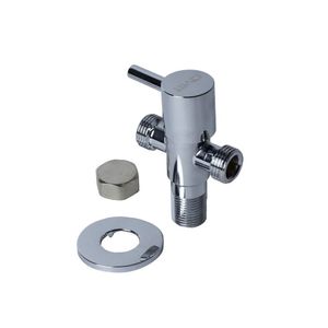 Registro De Metal Com Derivação 1/2x1/2, Apresenta Um Design Compacto E Funcional