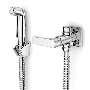 Kit Com 2 Ducha Higiênica Com Derivação Escuadra Cromado