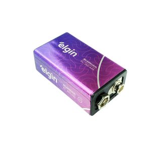 Bateria Elgin Recarregável 9v - 250mah único