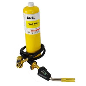 Kit Maçarico Portátil Com Mangueira + Gás Map 1 Unidade