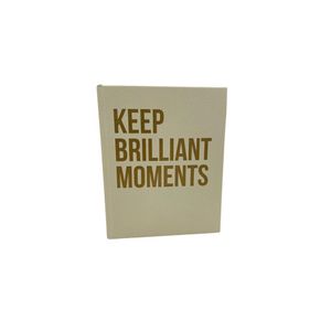 Livro Caixa Madeira Keep Brillant Moments G