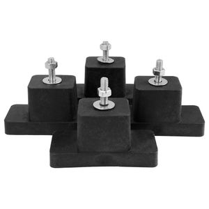Calço De Borracha Grande Base Split Podium 4 Unidades
