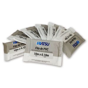 Fita Pvc S-adesivo 100mm X 10m Para Tubo 8 Unidades