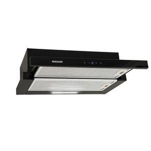 Depurador de Ar Suggar Slim de Embutir 80Cm Preto DE82THP