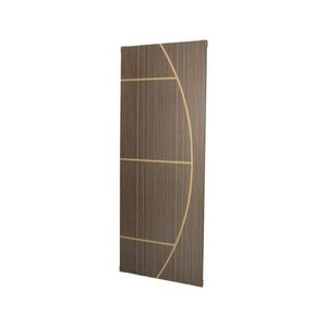 Kit Com 3 Folhas De Porta Madeira Decorada 210x90cm Espessura 3,5cm Gaúcha Mgm Carvalho Quebec