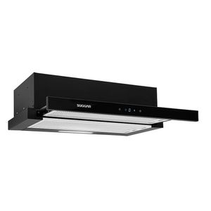 Depurador de Ar Suggar Slim de Embutir 60 cm Preto DE6