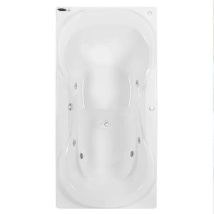 Banheira De Hidromassagem Due Gran Luxo 160x90x50cm - P5 - 220v - Com Aquecedor E Cromoterapia Branco