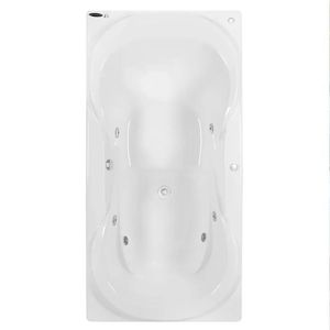 Banheira De Hidromassagem Due Gran Luxo 170x90x50cm - P4 - 110v - Com Aquecedor E Cromoterapia Branco