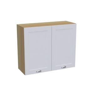 Armário Aéreo Para Cozinha 80cm 2 Portas Denver Riviera-branco