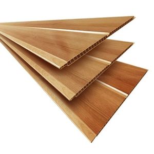 Kit 15 Caixas Com 90 M² Forro De Pvc Polifort 8mm X 20cm X 3m (m²) Nogueira
