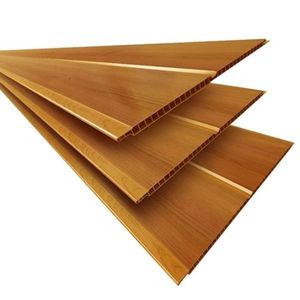 Kit 15 Caixas Com 90 M² Forro De Pvc Polifort 8mm X 20cm X 3m (m²) Mogno