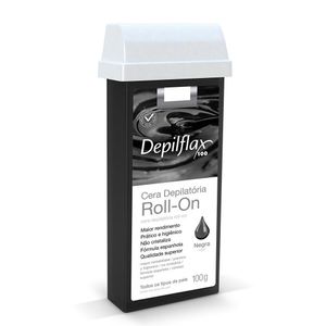 Depilflax - Refil Cera Roll On Negra 100g