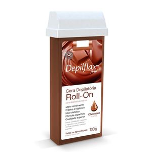 Depilflax - Refil Cera Roll On Chocolate 100g