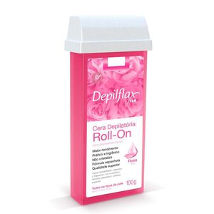 Depilflax - Refil Cera Roll On Rosa 100g