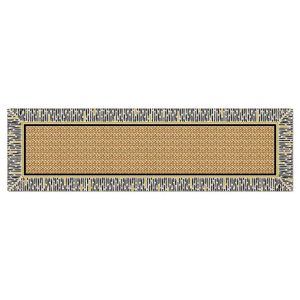 Caminho De Mesa áfrica Bogolan Com Hidrorrepelência 43x141cm Bogolan