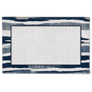 Kit 2 Jogo Americano Ikat Com Hidrorrepelência 48x31cm Ikat