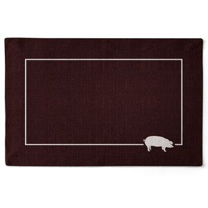 Kit 2 Jogo Americano Hidrorrepelência 48x31cm Feijoada