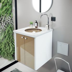 Gabinete Cris Fenix Le Blanc 42,6 Cm Branco