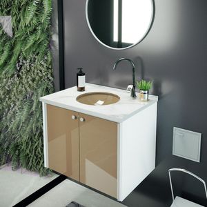 Gabinete Fenix Le Blanc 60cm Moderno Branco