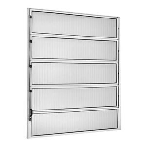 Janela De Aluminio Basculante 100x100cm Ecosul Preto