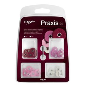 Disco De Lixa Praxis Com Mandril 60 Unidades Sortidos Tdv