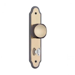 Fechadura Para Banheiro Com Maçaneta Bola 823-02 Roseta Quadrada Oxidada - Stam