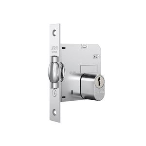 Fechadura Externa Para Porta Pivotante 1005 Roseta Quadrada 45mm Cromada - Stam