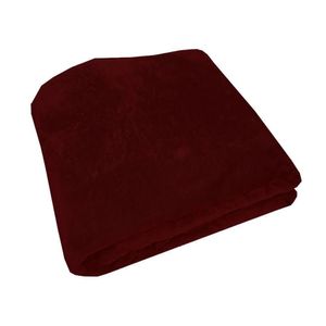 Cobertor Toque De Seda Nc 1,80 X 2,20 Vinho