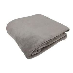 Cobertor Toque De Seda Nc 1,80 X 2,20 Prata-unico