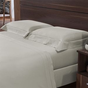Jogo De Cama 300 Fios Paris Queen Manteiga