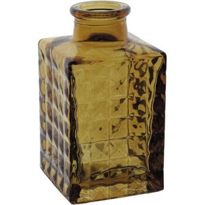 Vaso Decorativo Enfeite Casa Garrafa Home&co Vidro 9x5x5cm Marrom
