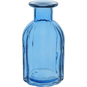 Vaso Decorativo Enfeite Casa Garrafa Home&co Vidro 10x5x5cm Azul
