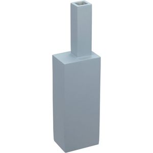 Vaso Decorativo Enfeite Casa Aparador Caixa Home&co Resina 30x8x6cm Cinza