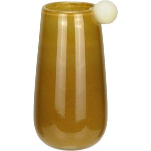 Vaso Decorativo Enfeite Casa Home&co Vidro 24x13x13cm Marrom